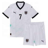 Camisa de time de futebol Áustria Marko Arnautovic #7 Replicas 2º Equipamento Infantil Europeu 2024 Manga Curta (+ Calças curtas)